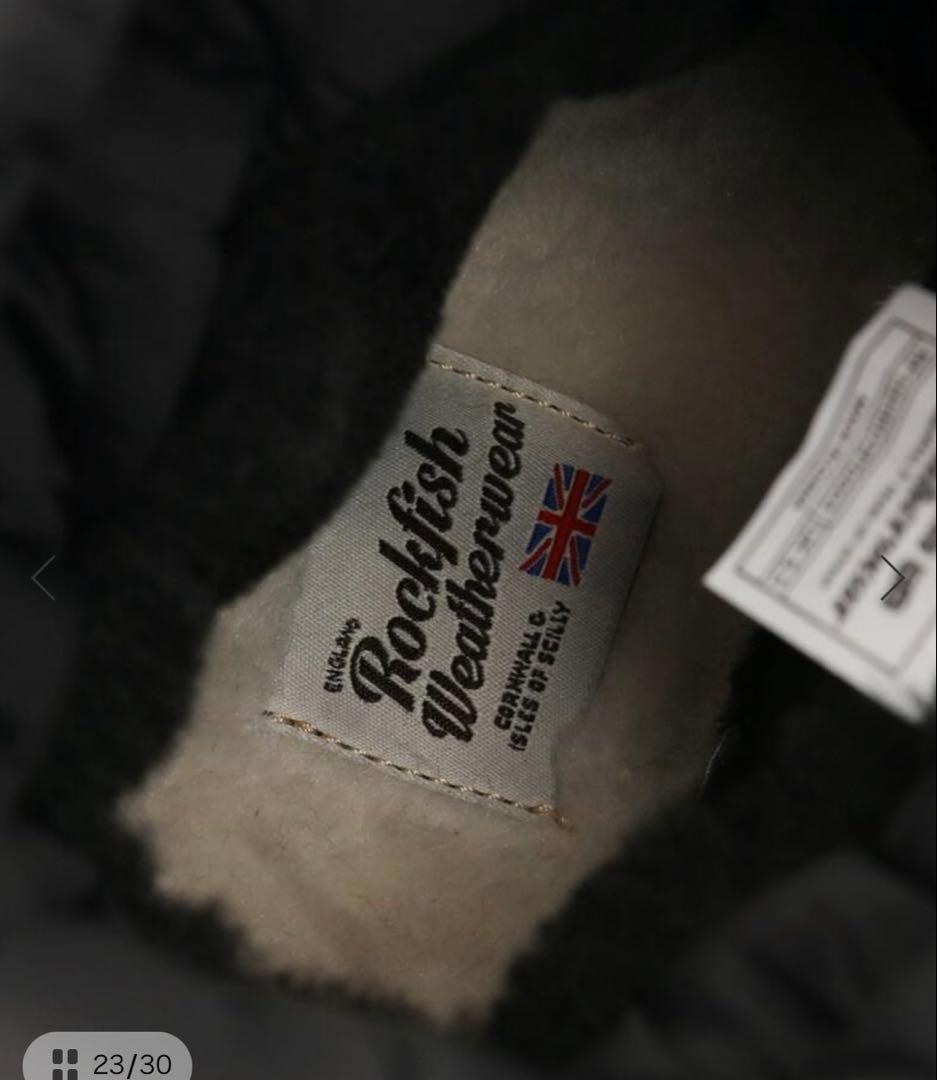 スノーブーツ　黒　ロックフィッシュヴェーザーウェア