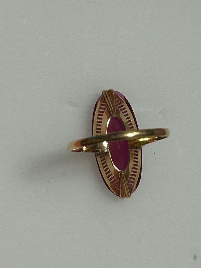 K18 ルビー 指輪 リング