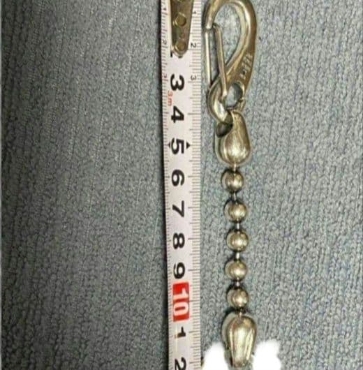 ヘ*ン様 ジャムホームメイド キーチェーンカラビナ　シルバー　ダイヤ付き