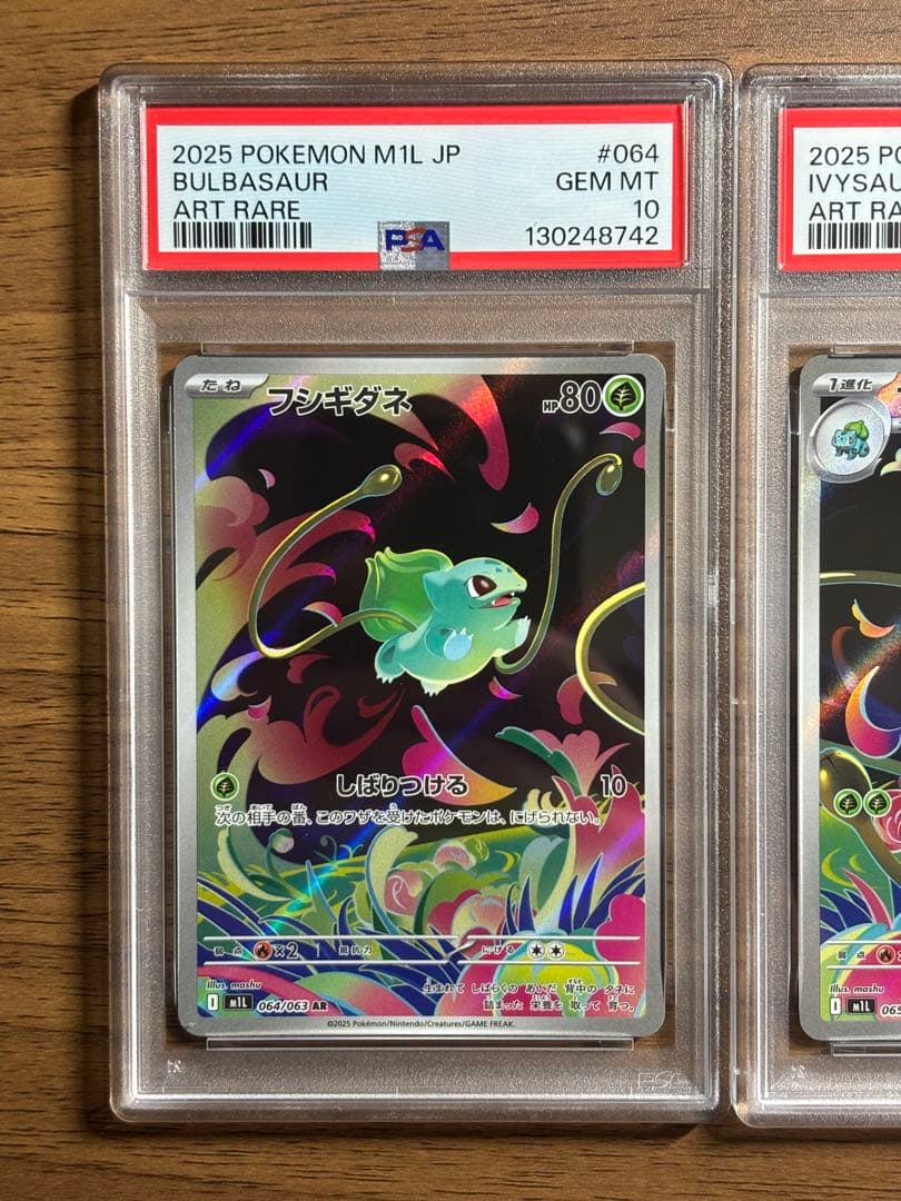 【PSA10 3連番】メガフシギバナex SAR メガブレイブ 進化ライン