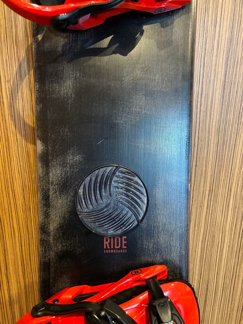 スノーボードセット　RIDE AGENDA &KX ブラック/レッド