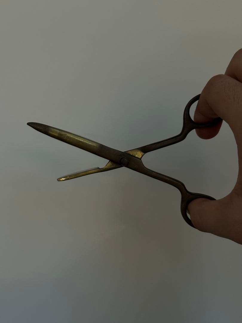 真鍮製キャンドルスナッファーとスタンド｜イタリア製ヴィンテージ