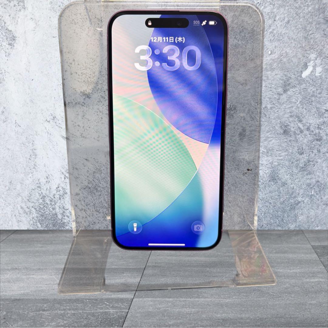 美品Apple iPhone16 Plus 128GB ピンク SIMフリー