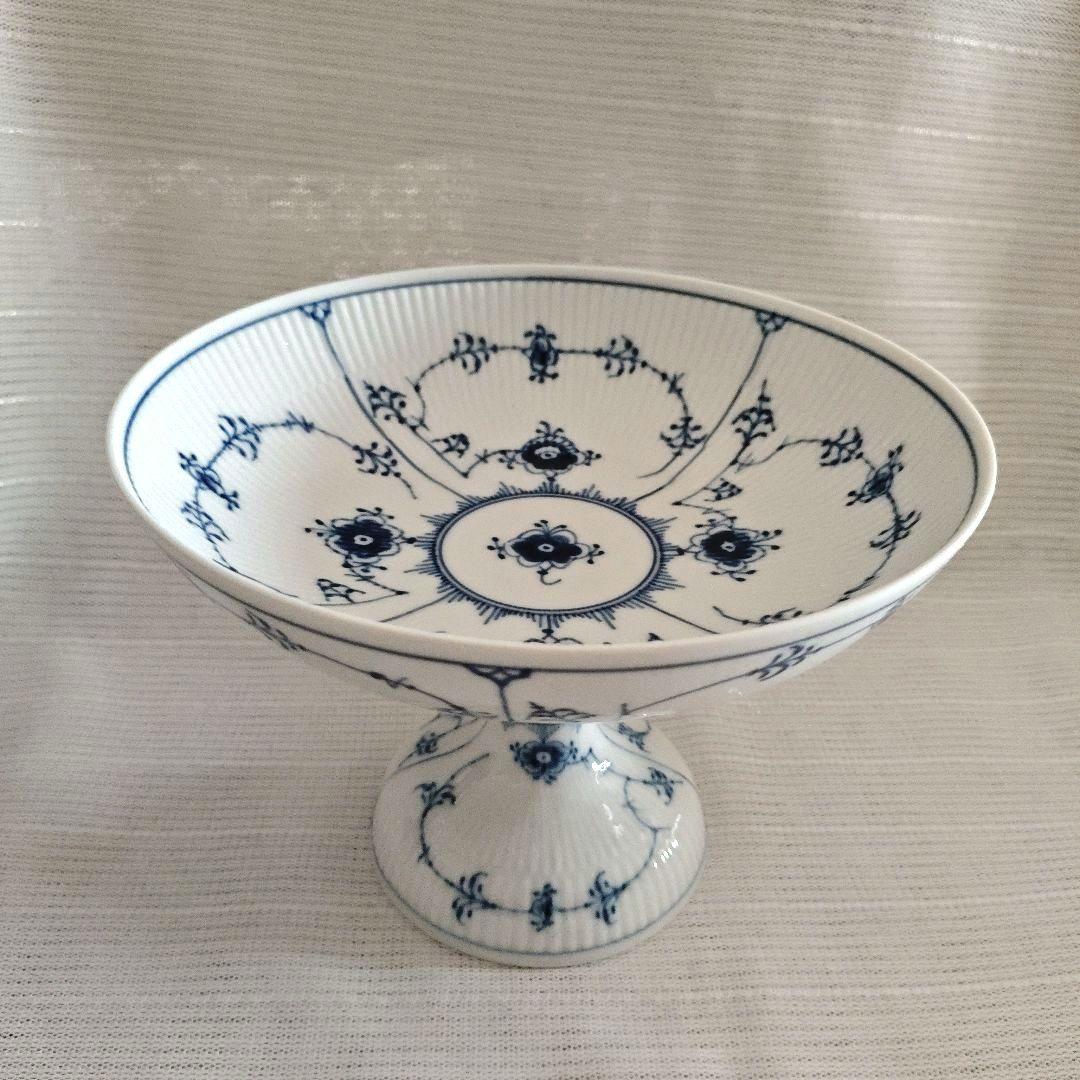 ロイヤルコペンハーゲン ブルーフルーテッド プレイン コンポート フルーツ