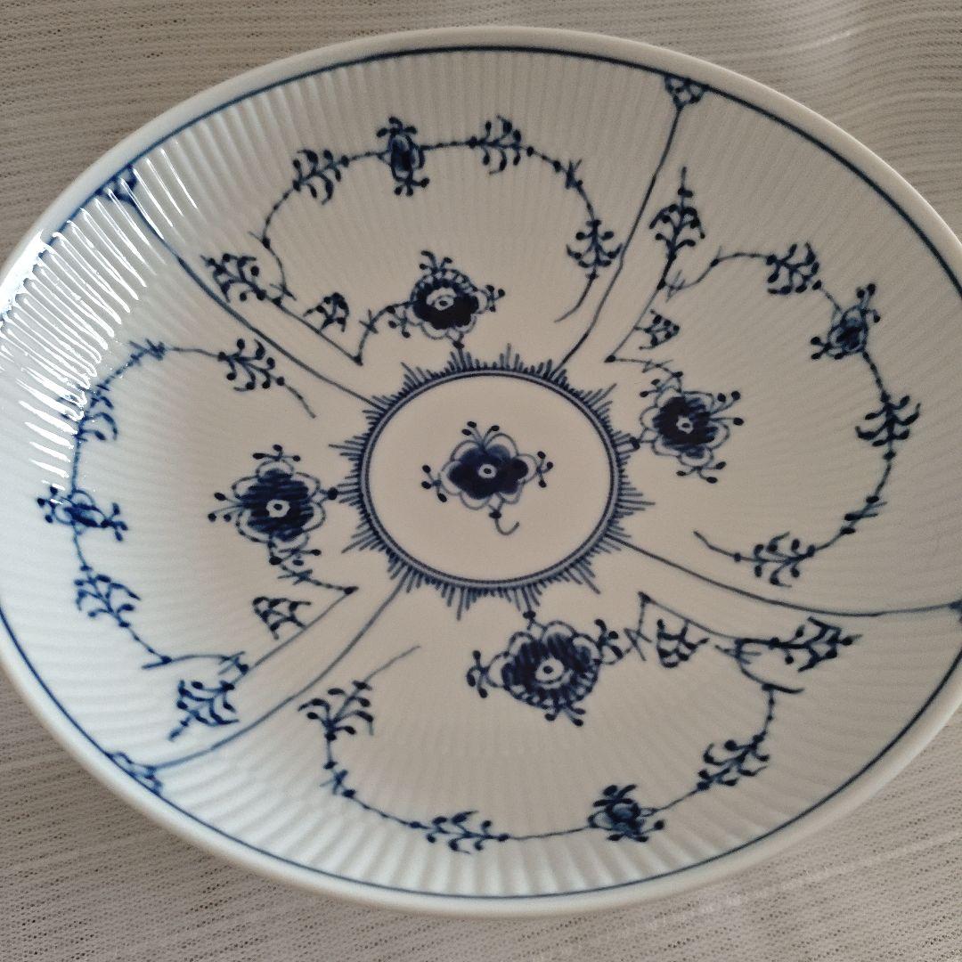 ロイヤルコペンハーゲン ブルーフルーテッド プレイン コンポート フルーツ