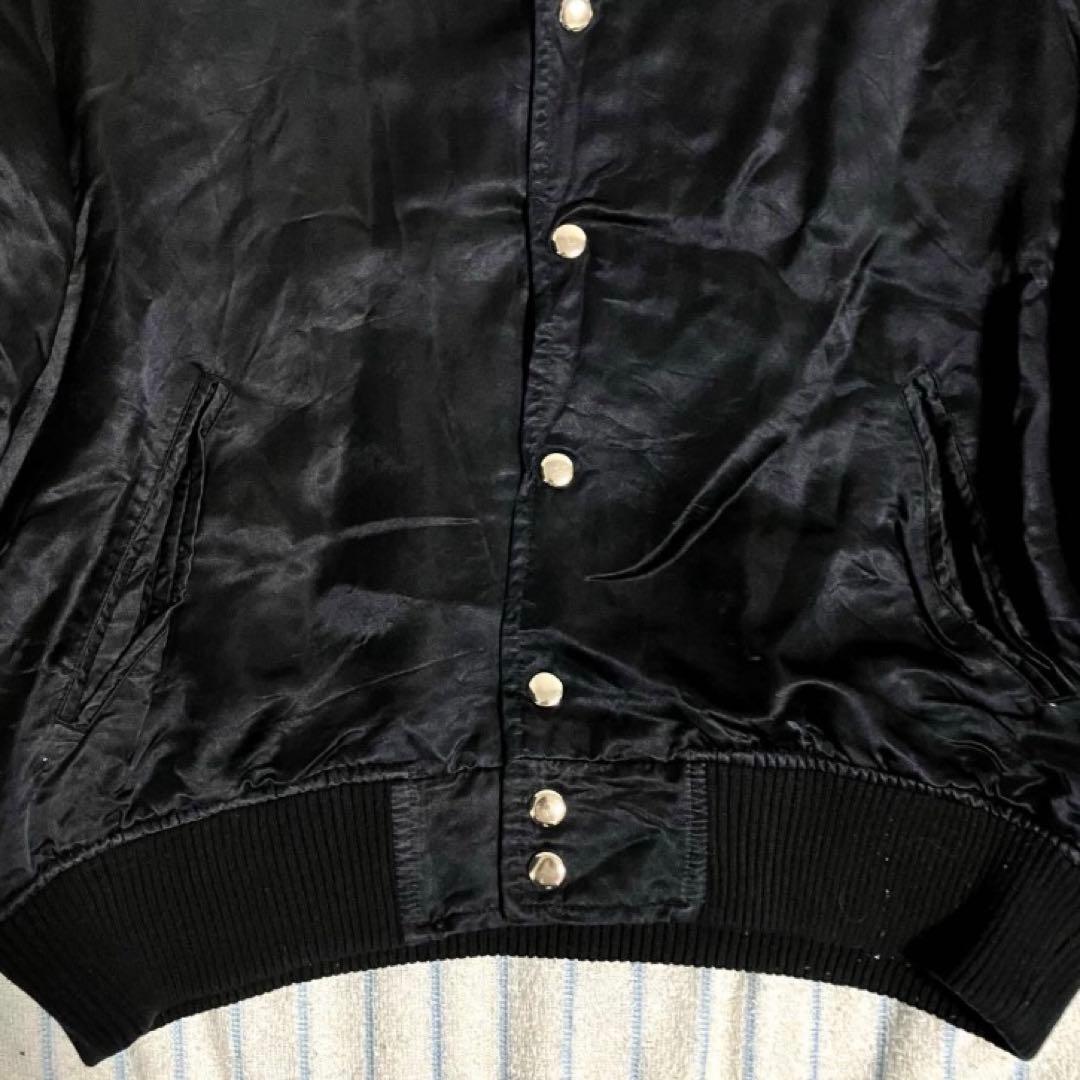 【雰囲気抜群❗️】90's HYSTERIC GLAMOUR 黒 装飾 スカジャン