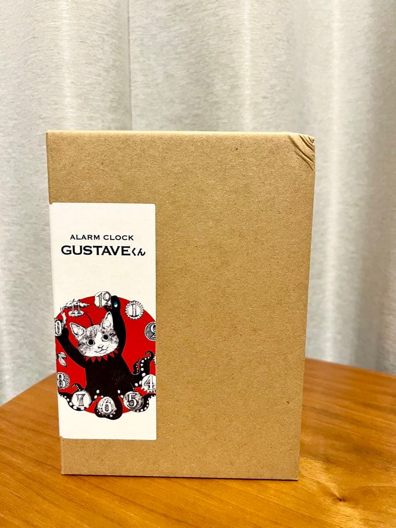【未使用】ヒグチユウコ　ボリス雑貨店　目覚まし時計GUSTAVEくん