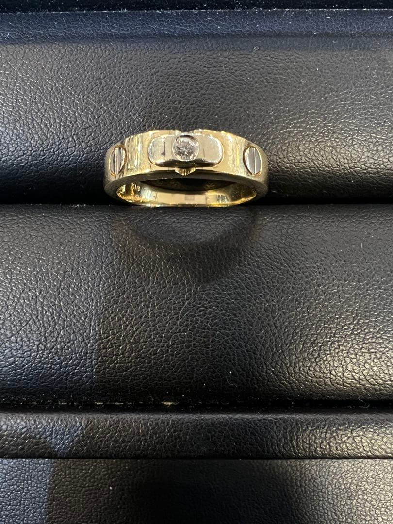 #K18/D0.07ct/14号/3.9g Ringリング