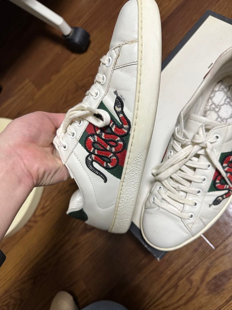 グッチ エース エンブロイダリー スネーク