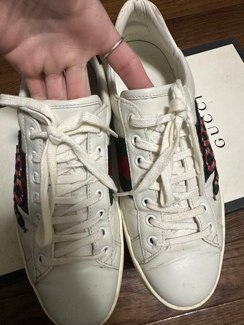 グッチ エース エンブロイダリー スネーク