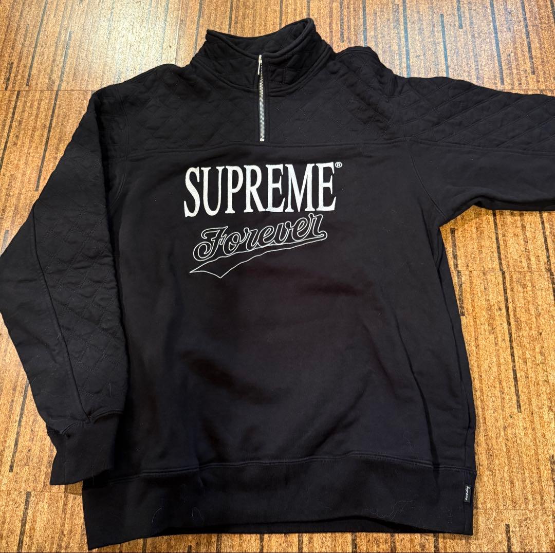 トップス supreme Forever Half Zip Sweatshirt