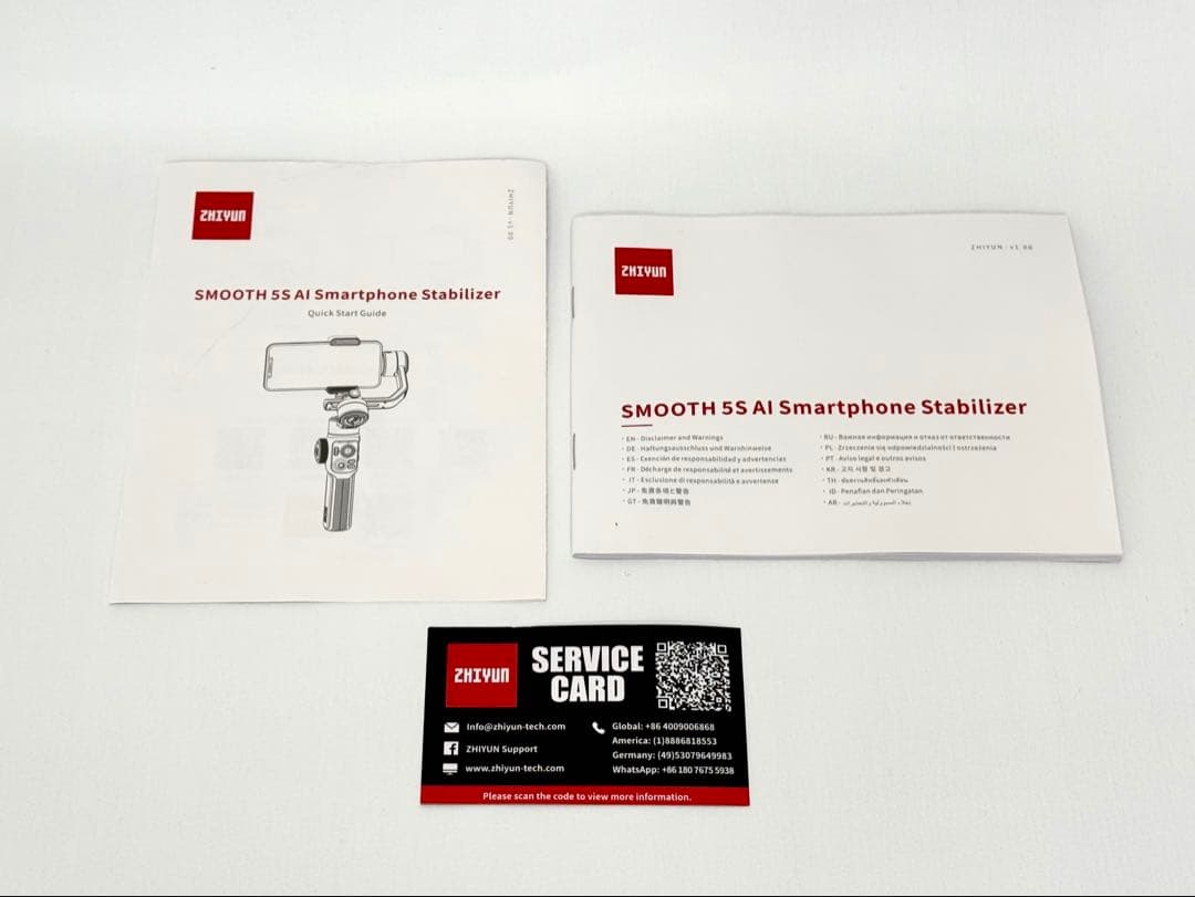 【未使用】ZHIYUN SMOOTH 5S AI PRO