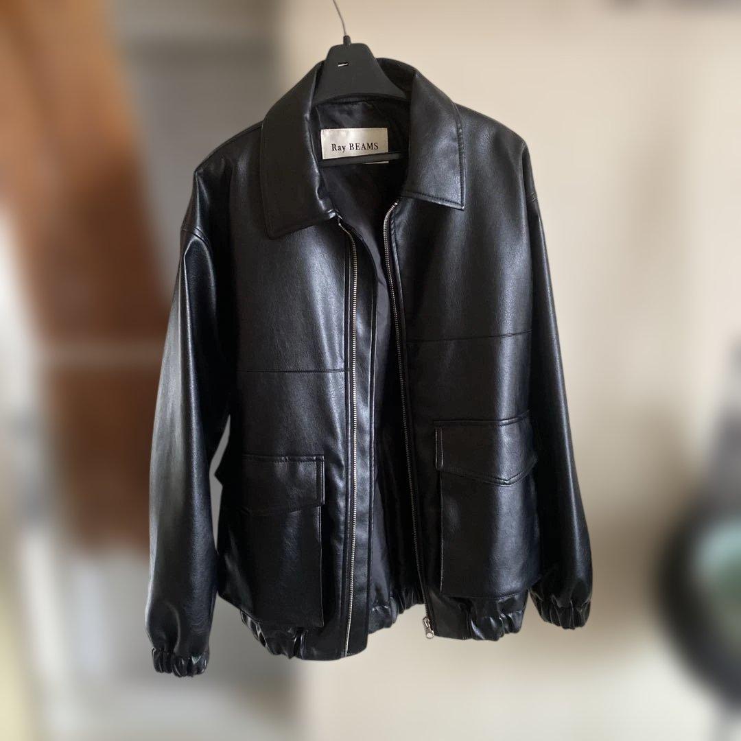 【やいちん】Ray BEAMS レザージャケット