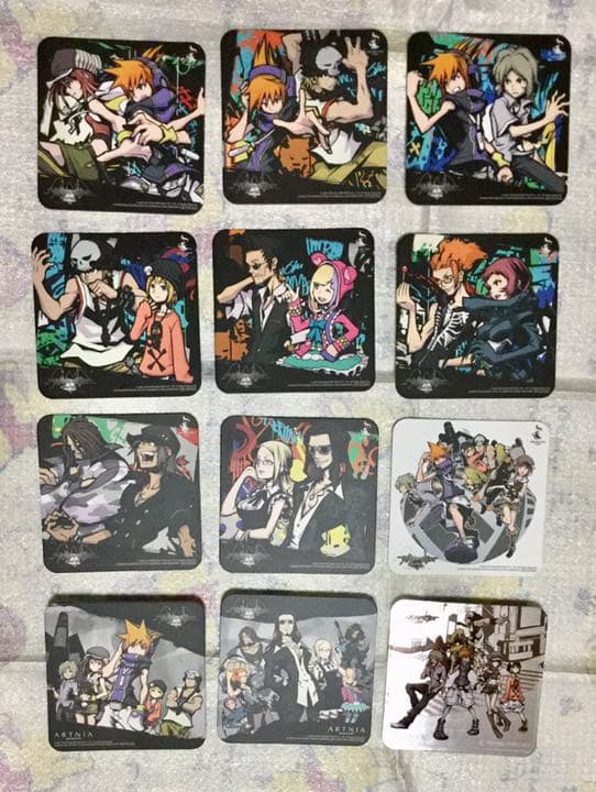 12枚セット 全種類 コースター スクエニカフェ ARTNIA すばせか 1弾