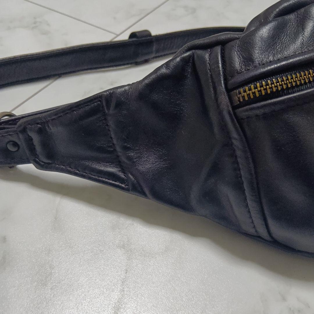 VANSON バンソン ファニーパック ウエストポーチ ボディバッグ 黒