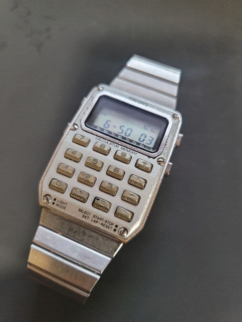 専用 SEIKO 0515カリキュレーター腕時計 データバンク