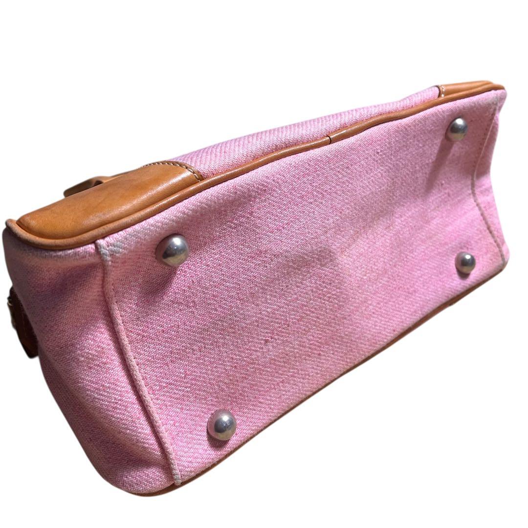 バーバリーブルーレーベル　ミニボストン　ハンドバッグ　レザ