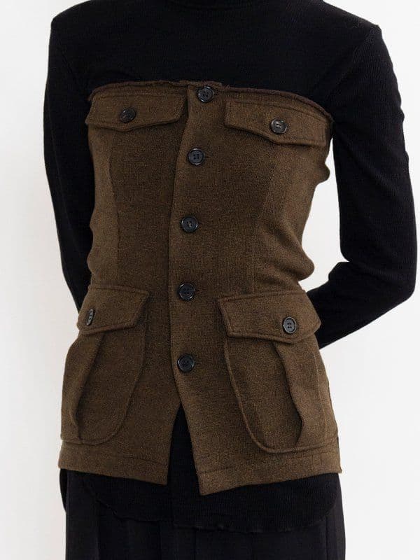 ❤ひろさま❤INSCRIRE／アンスクリア／ミリタリー チューブトップ