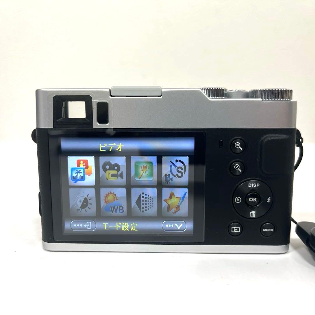 【すぐ使える♪】4Kデジタルカメラ　DC202 簡単操作コンデジ　セット