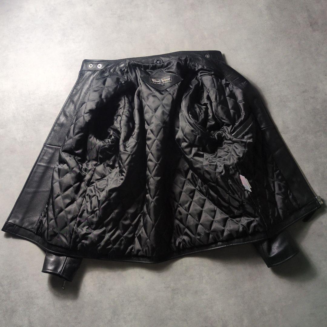 USA製 カウレザー Wind Armor シングルライダースジャケット XL