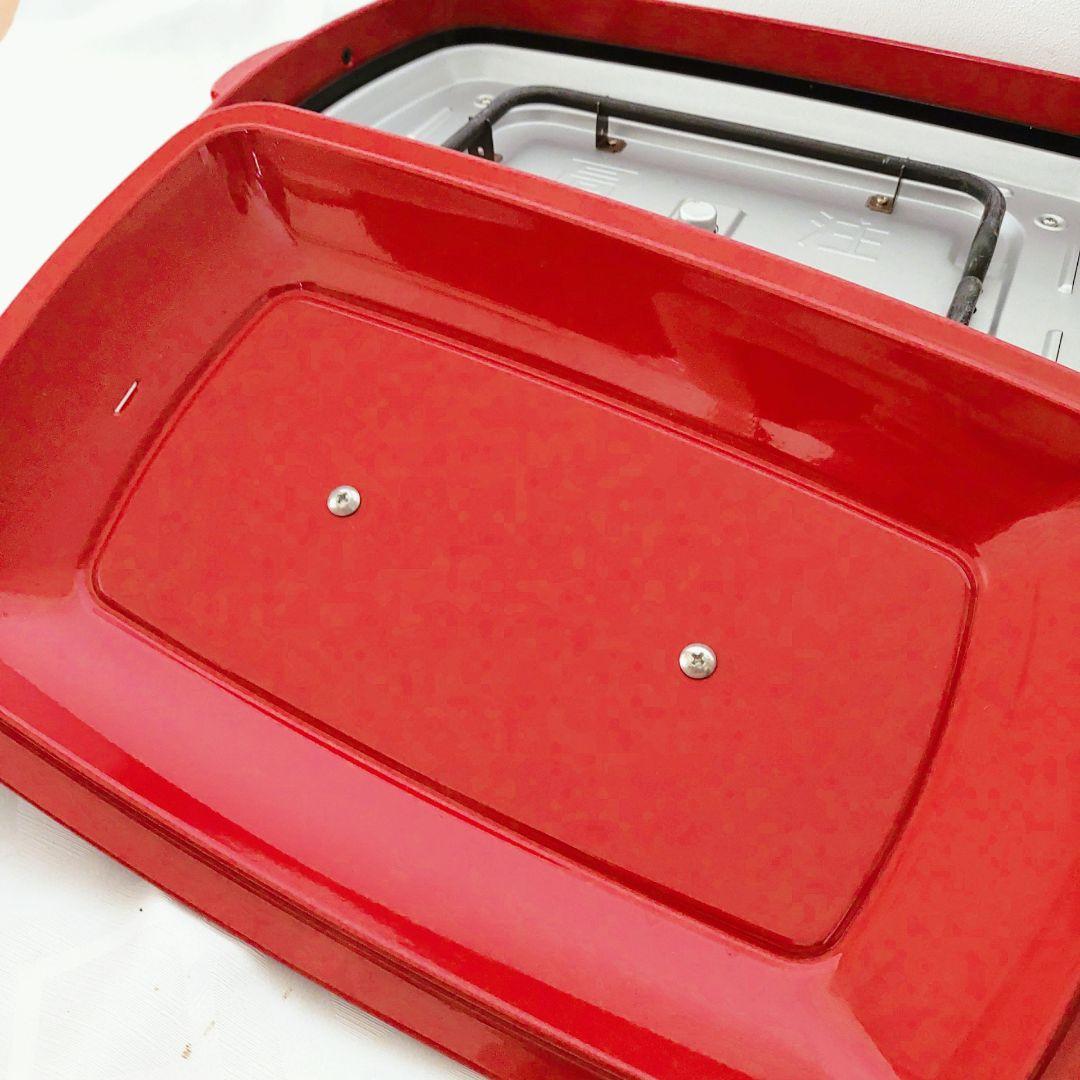 BRUNO ホットプレートグランデサイズ BOE026 深鍋セット　赤