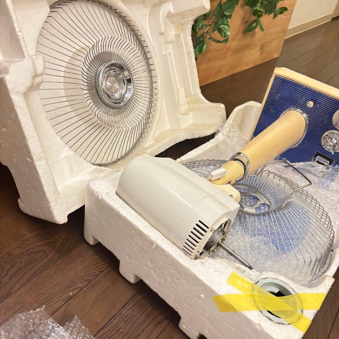 【希少！動作品】Toshiba H-30RM 水連　扇風機　昭和レトロ　箱付