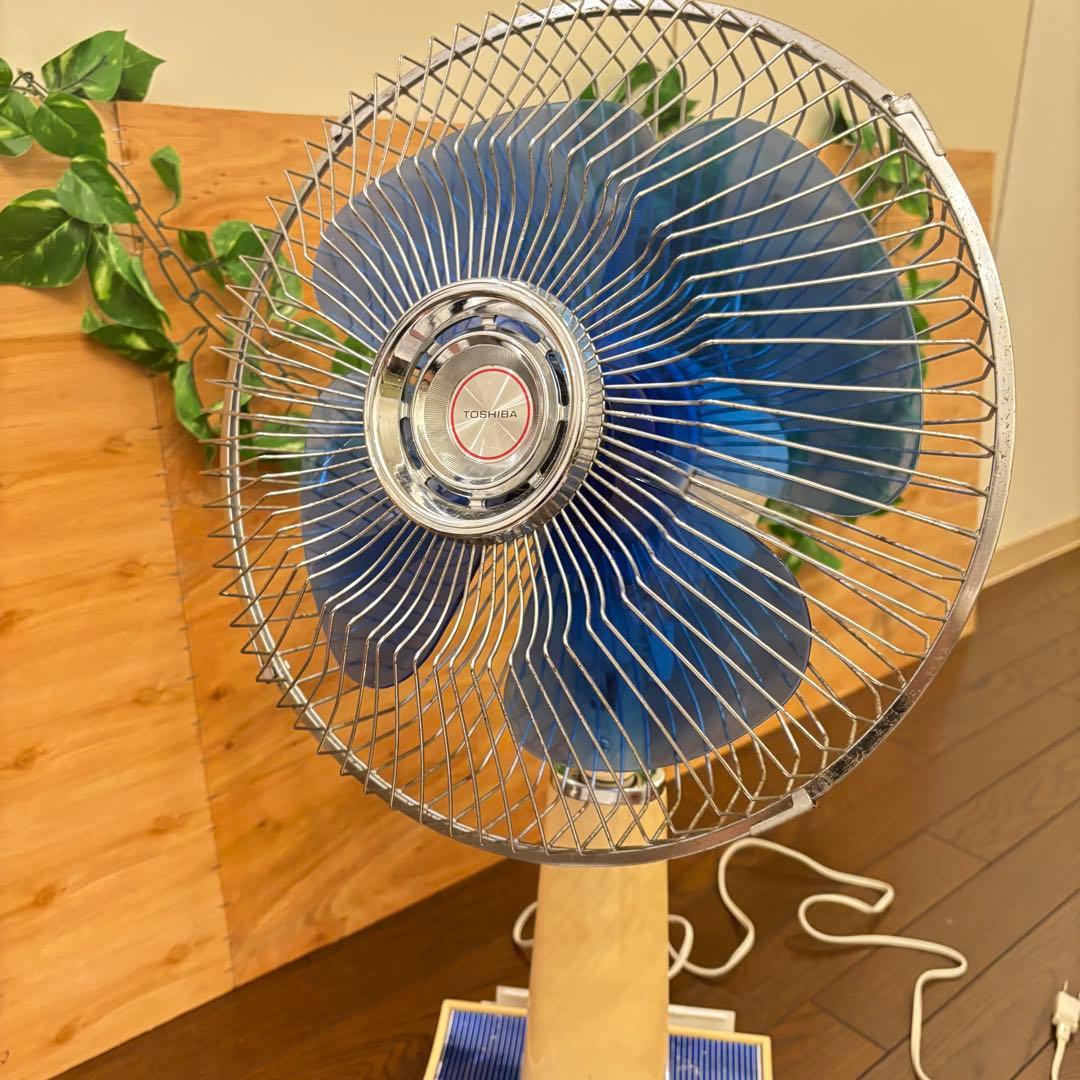 【希少！動作品】Toshiba H-30RM 水連　扇風機　昭和レトロ　箱付