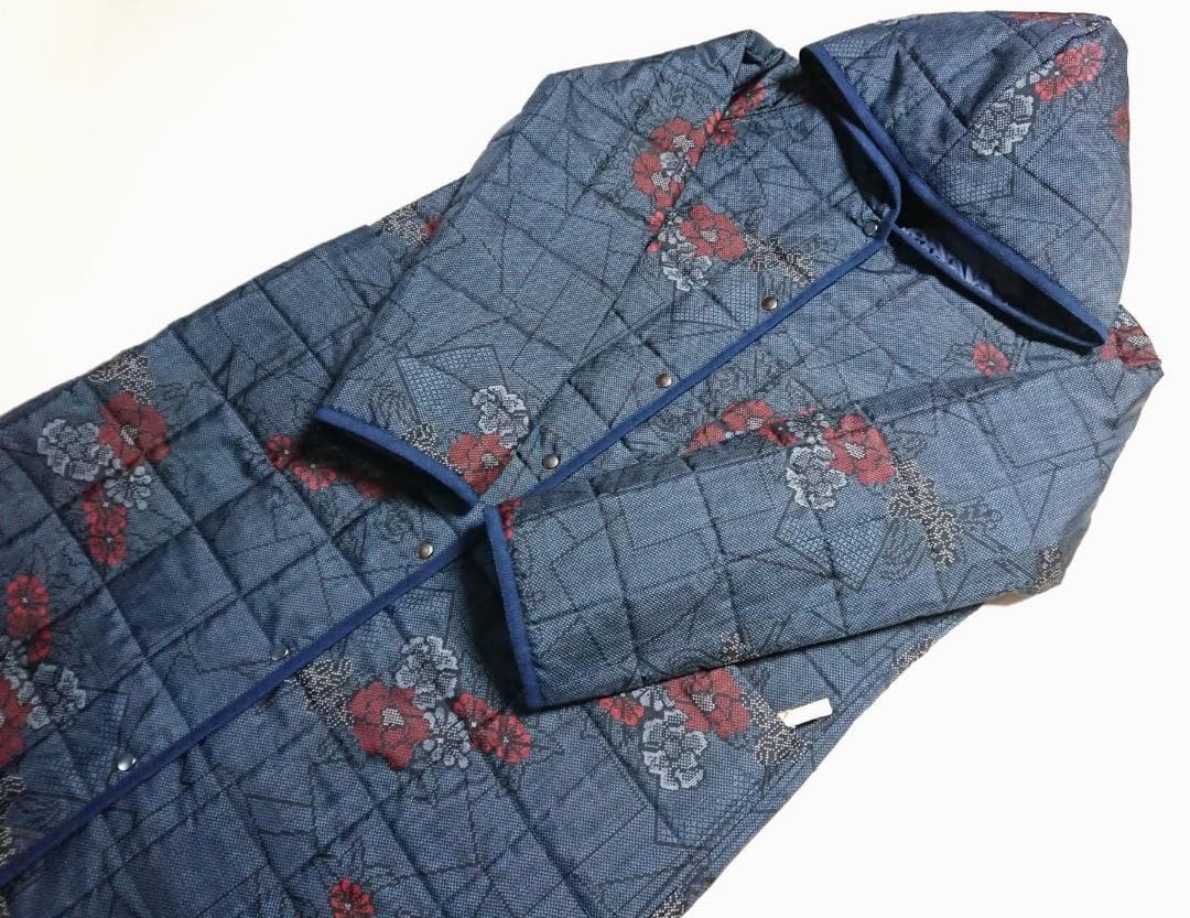 着物リメイク キルティング/ラグランコート【5148】