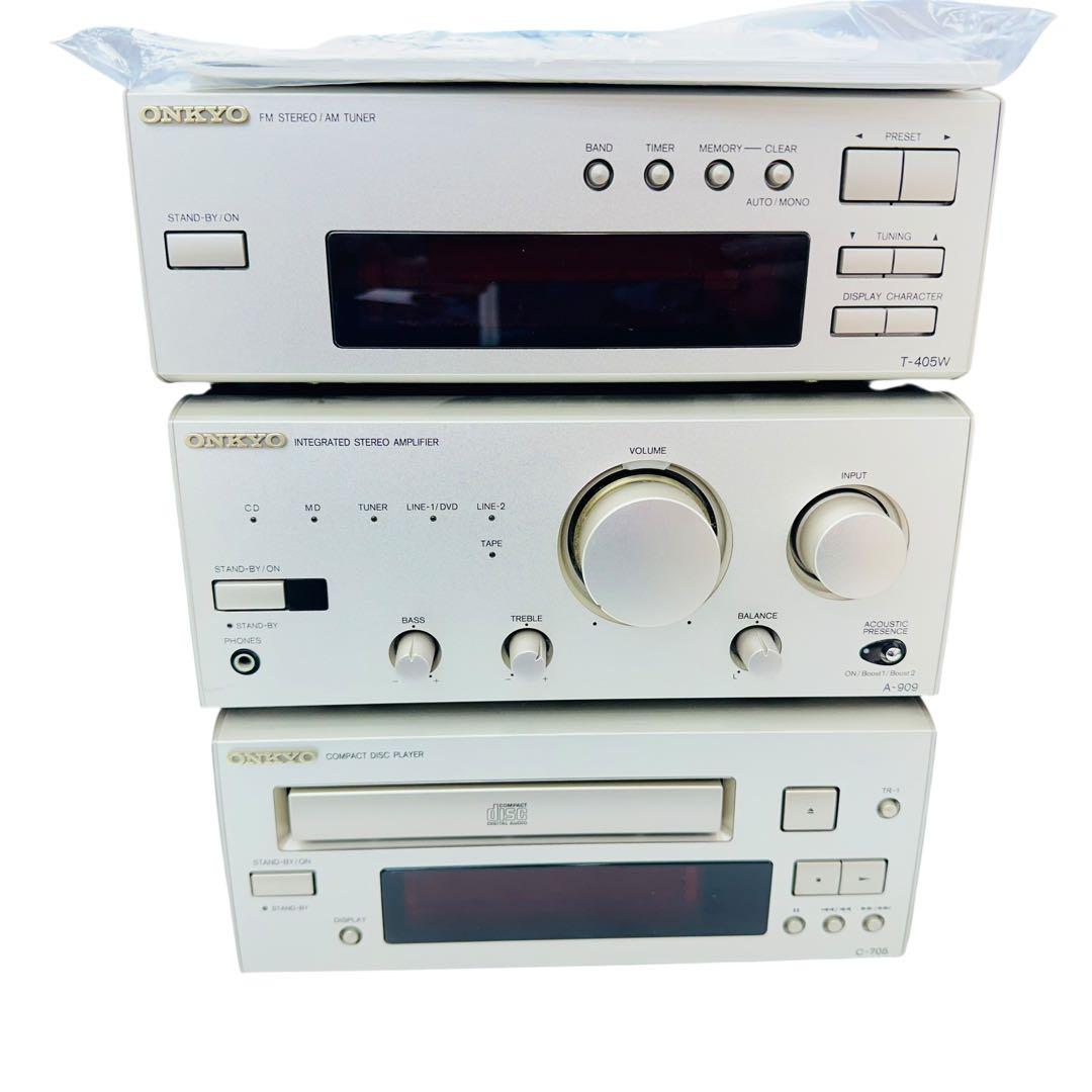 ONKYO オンキョー　ミニコンポ　スピーカー