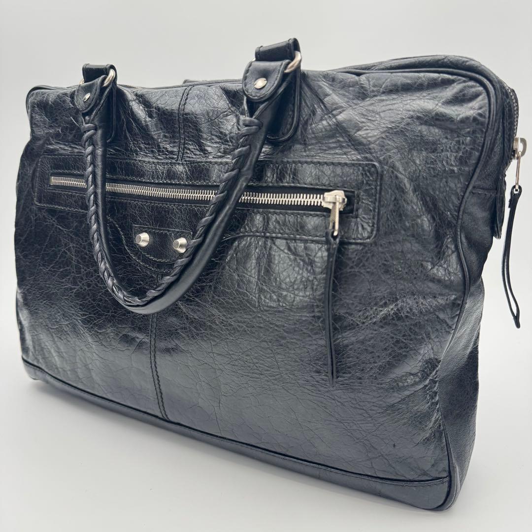 バレンシアガ クラシック ミニフォルダー ビジネスバッグ ブリーフケース 黒