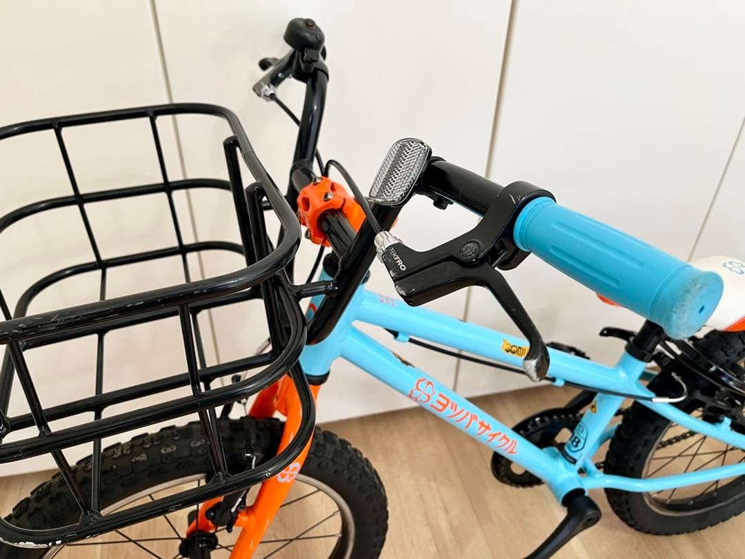 送料込み　純正カゴ付き　ヨツバサイクル　Zero　18インチ ラムネブルー