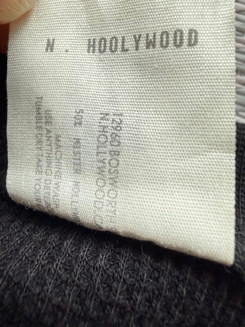 【美品】N.HOOLYWOOD ワッフルシャツ