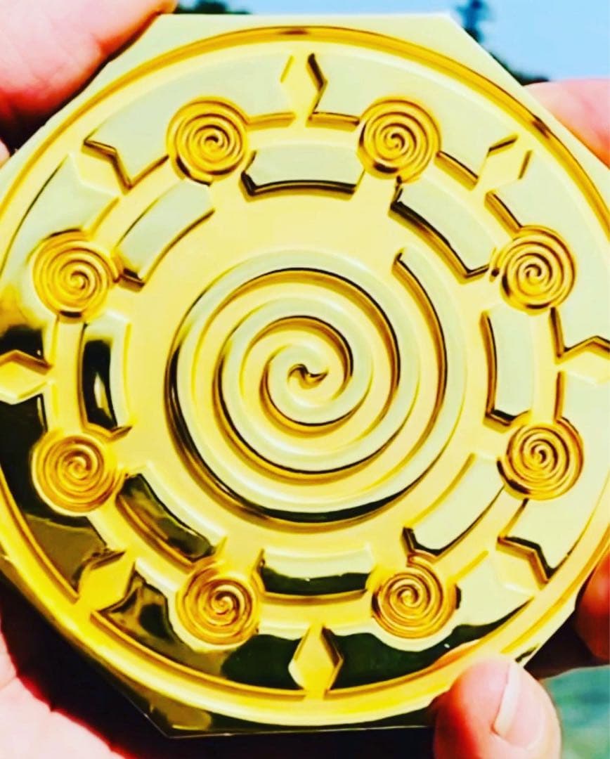 ゼロックスゴールド98㎜2枚セット宇宙エネルギーゼロ磁場パワーストーン