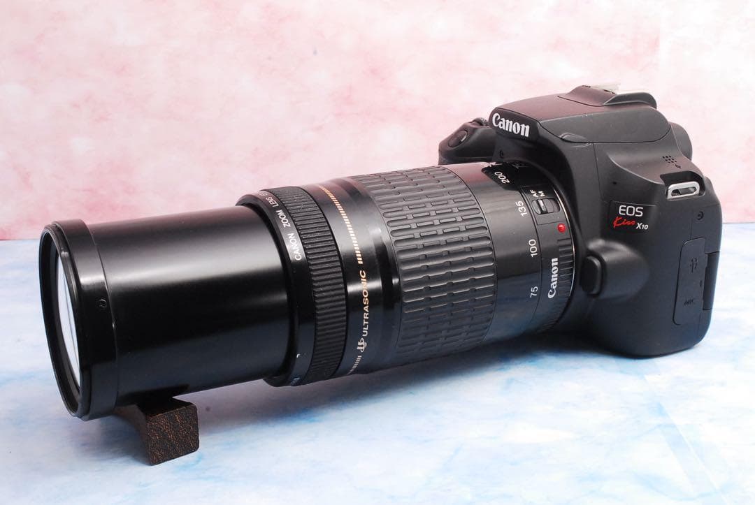 キャノン Kiss X10◎一眼レフカメラ◎高性能STM＆超望遠◎Wi-Fi