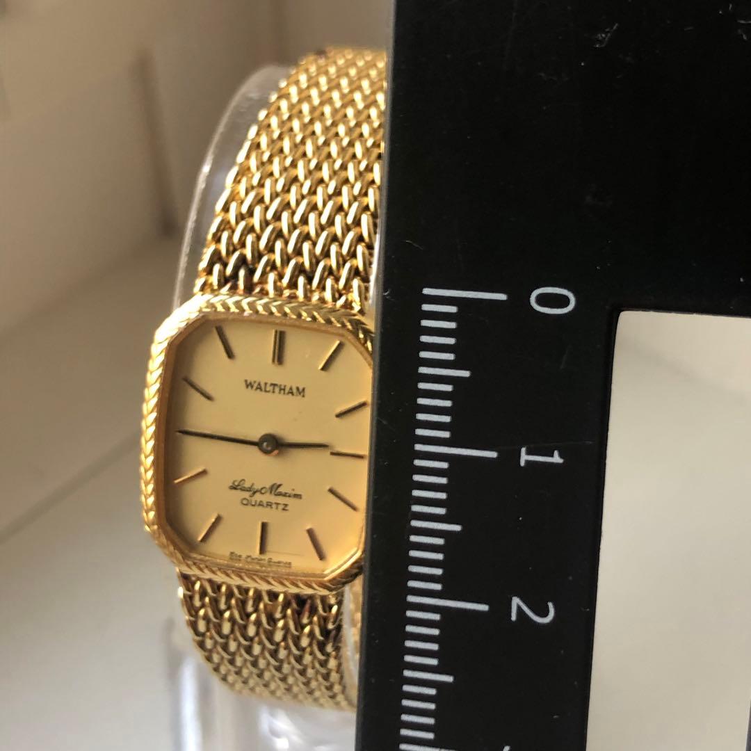 Waltham Lady Martin ゴールドクォーツ時計