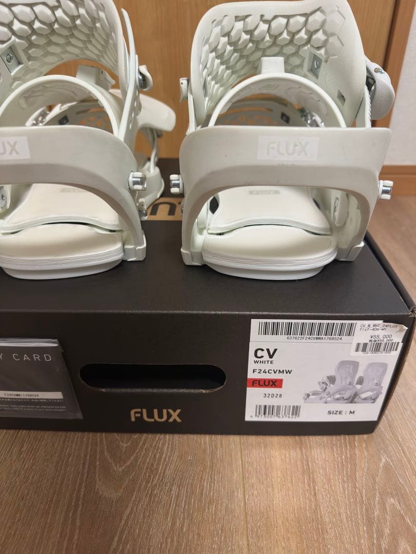 23-24 FLUX CV ビンディング ホワイト M
