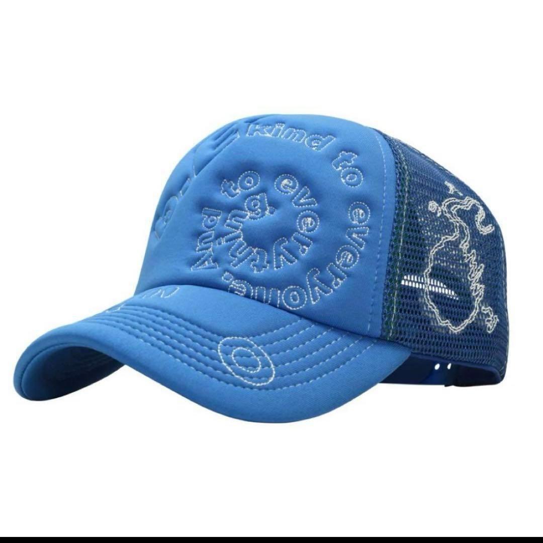 【希少】b.Eautiful メッシュキャップ 青