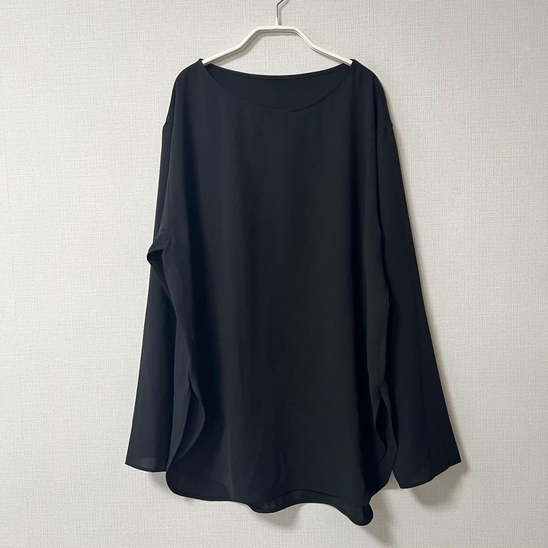 ガリャルダガランテ GALLARDAGALANTE　ラウンドブラウスTee 黒