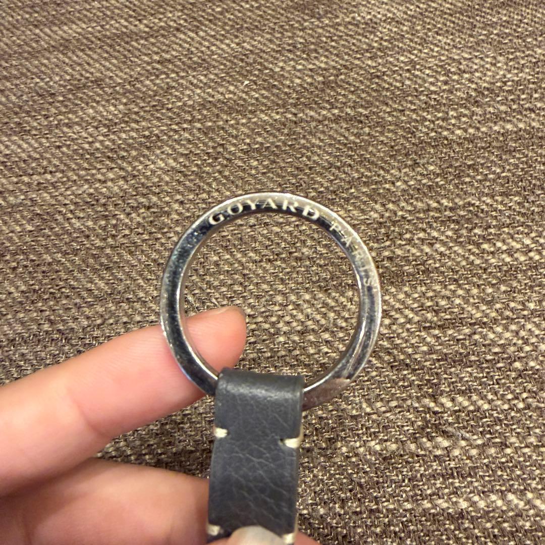 ゴヤール キーリング セサミキーチェーン グレー　キーホルダー ストラップ