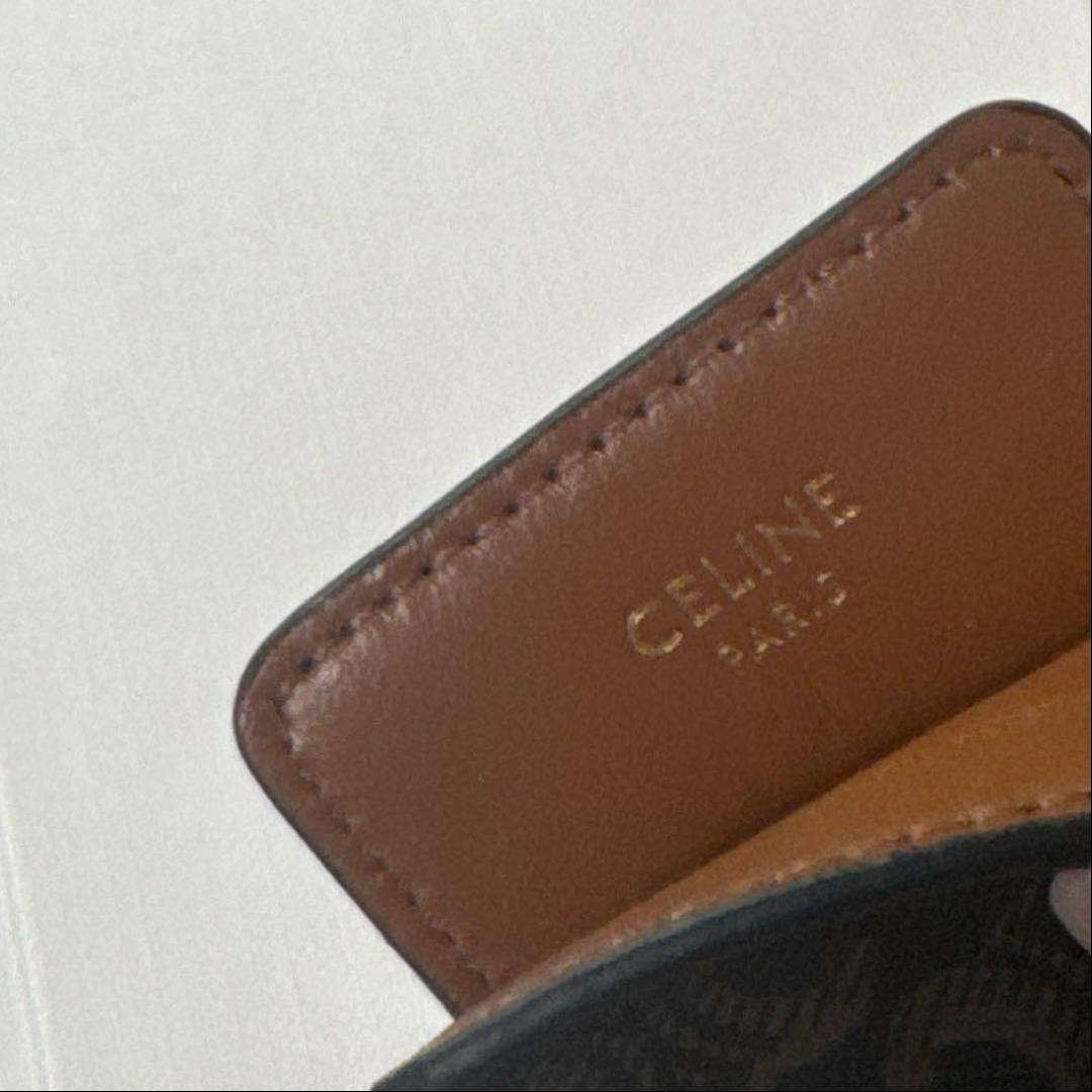 CELINE スモール　ヘアコーム　トリオンフ　キャンバス