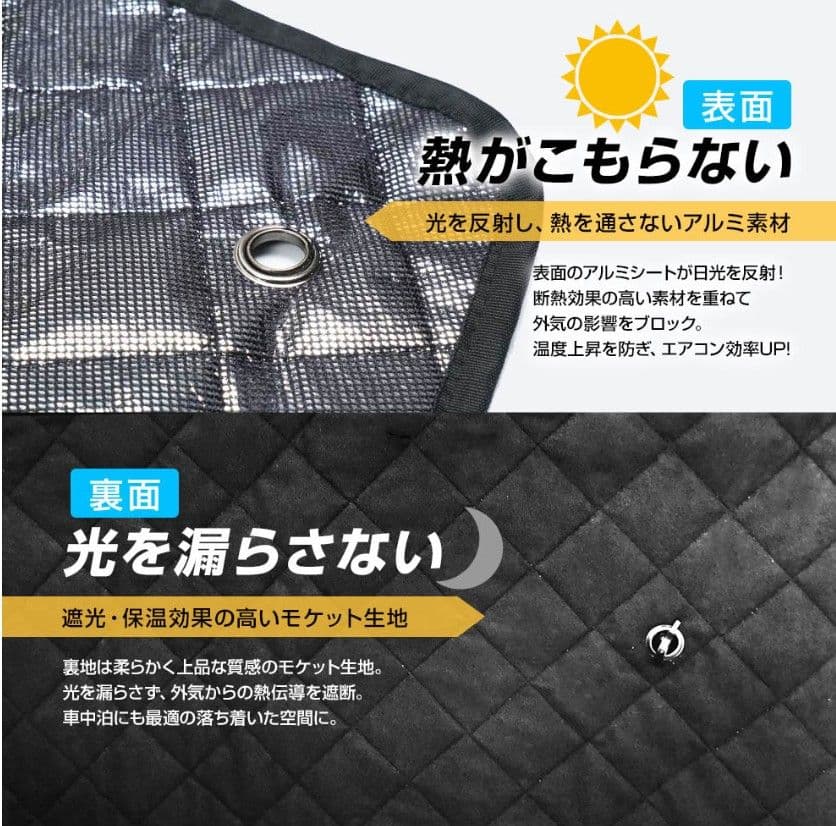 ハイエース　200系ワイド　サンシェード