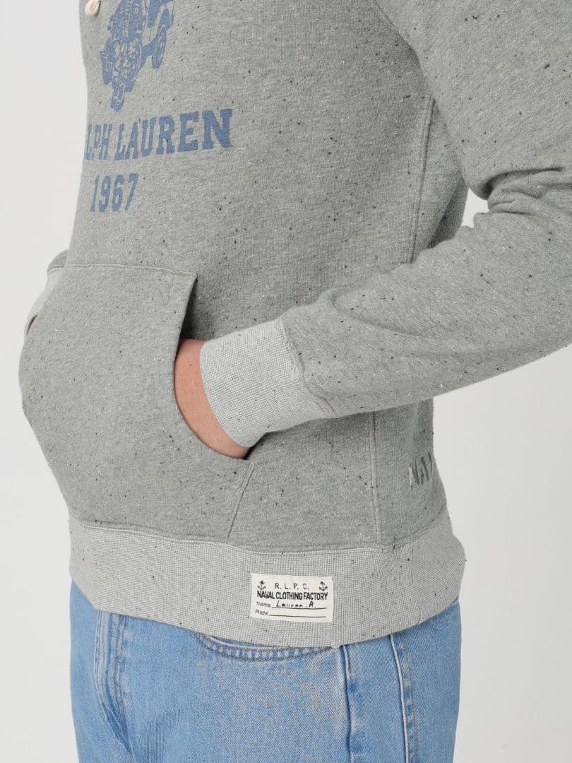 新品 ポロ ラルフローレン パーカー ポロベア クマ フーディー 裏起毛 M