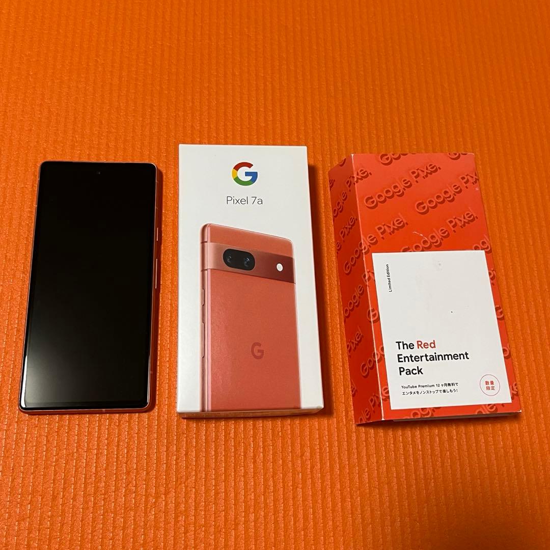 【限定値下】Google Pixel 7a コーラル　スマートフォン本体
