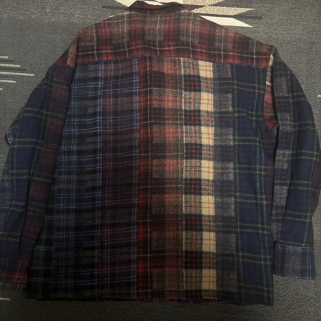 j常田大希SEVEN BYSEVENセブンバイセブン ウールチェックシャツ