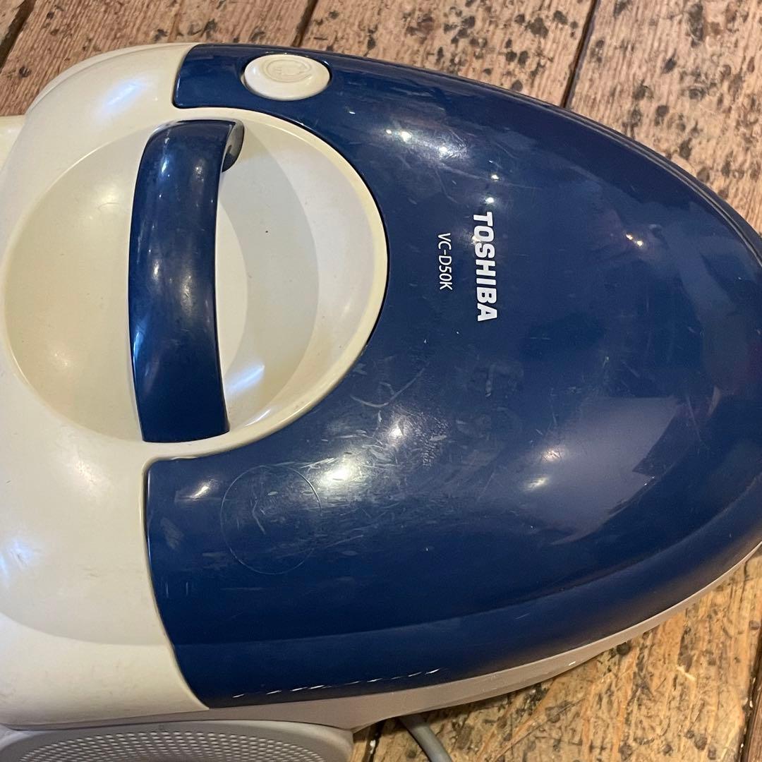 可動品　TOSHIBA 紙パック式クリーナー　VC-D50K 掃除機　昭和