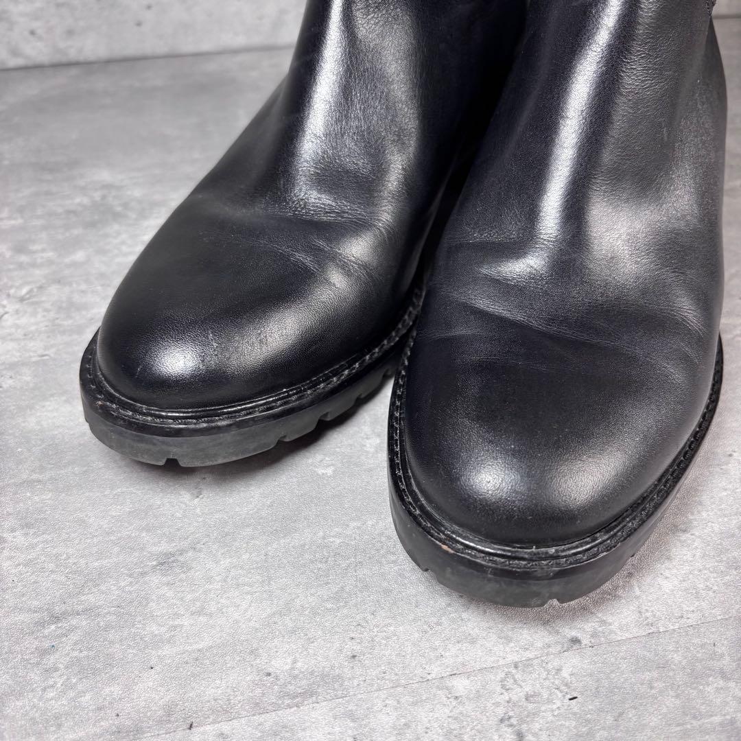 COLE HAAN コールハーン　チェルシーブーツ　サイドゴア　厚底　24㎝ 黒