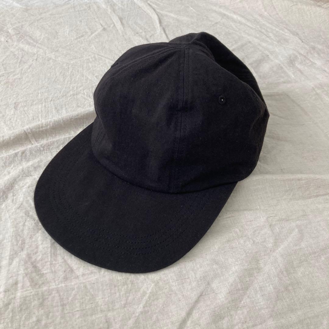 LOOP NOROLL LANS ロングビル キャップ 黒 ブラック