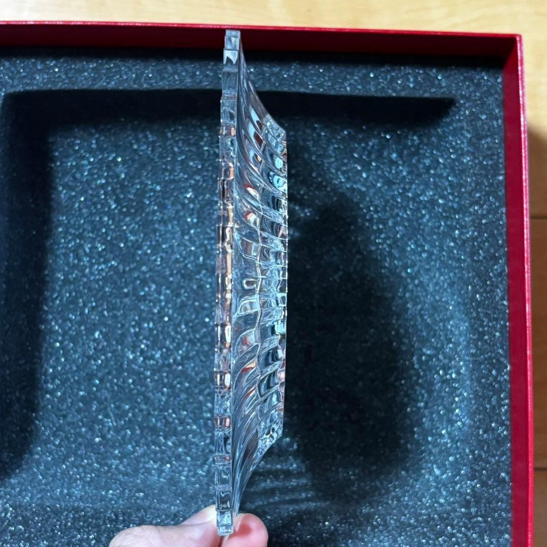 美品 バカラ ミルニュイ ディッシュ プレート 16cm 皿 箱入