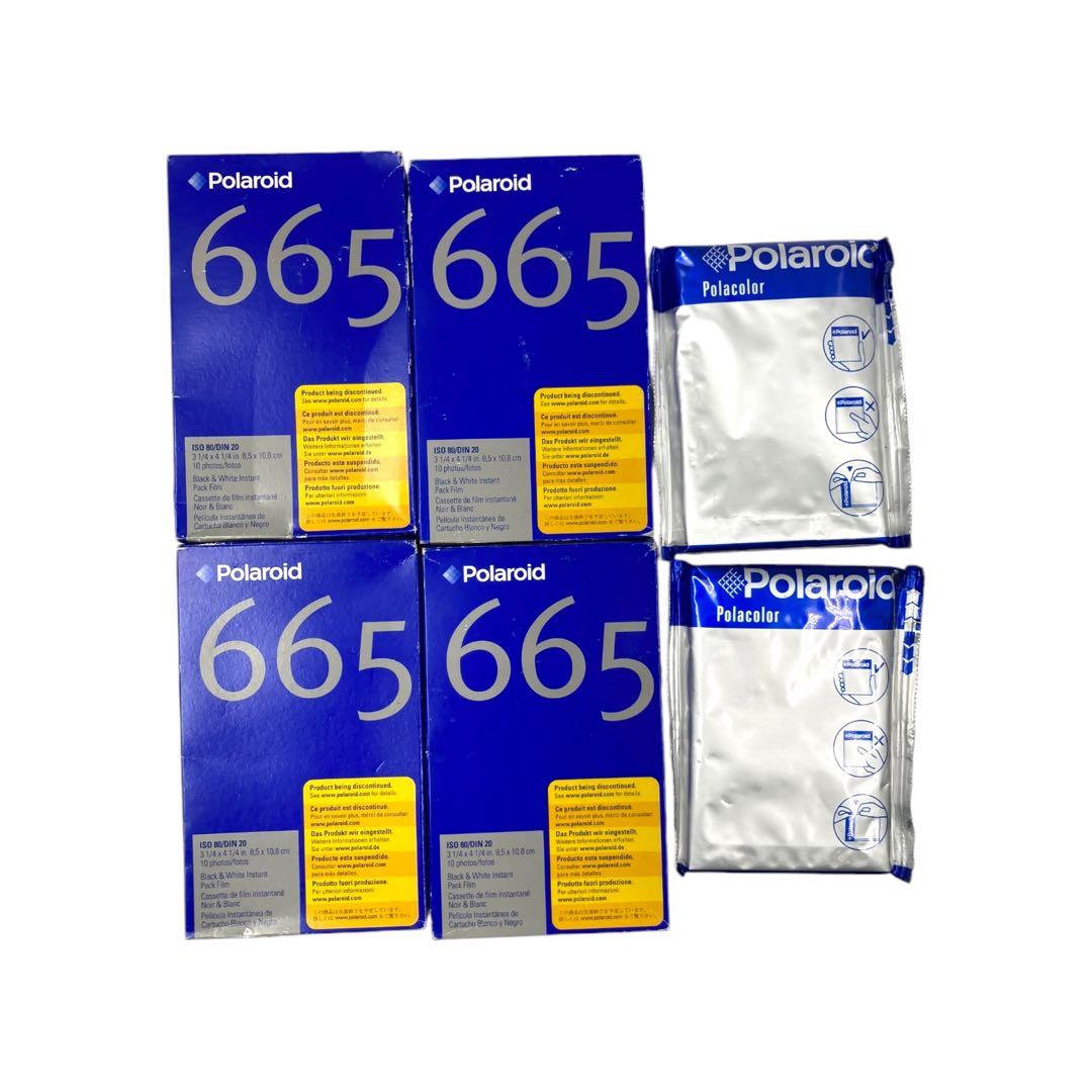 【激レア】ブローニー用　Polaroid665 未開封品 ポラロイド
