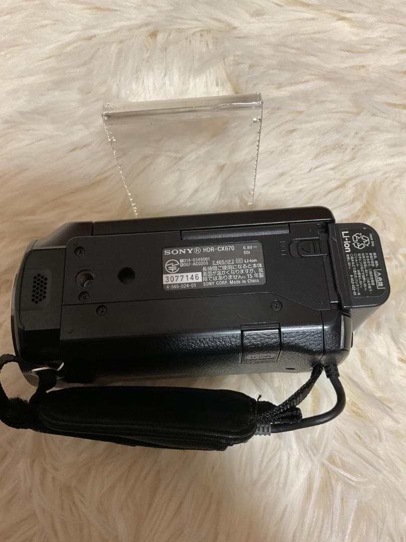 【簡易動作確認済】SONY HDR-CX670 ブラック デジタルビデオカメラ